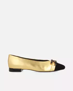 Женские балетки с устойчивой стелькой Gioseppo, золотой