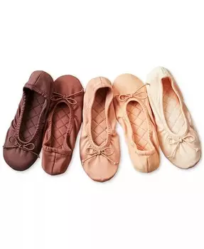 Женские балетки Sloan Comfort из спандекса для дома и улицы Isotoner Signature, коричневый