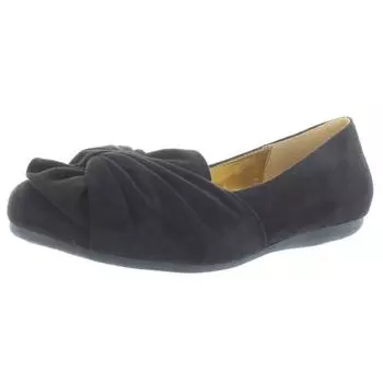 Женские балетки Snug из искусственной замши со сборками Bellini, черный