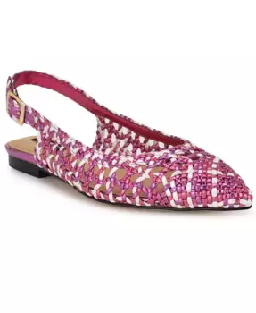 Женские балетки Soel Woven Slingback Dress Nine West, розовый