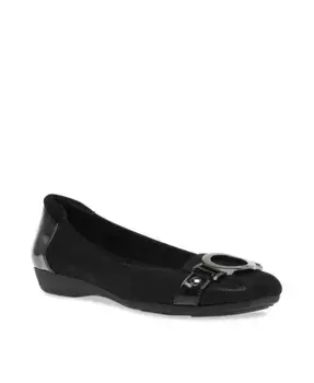 Женские балетки Umeko с открытым мысом Anne Klein, черный