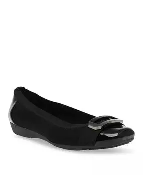 Женские балетки Uplift Sport с пряжкой Anne Klein, черный
