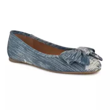 Женские балетки Veronika из денима без застежек Nine West, цвет blue denim