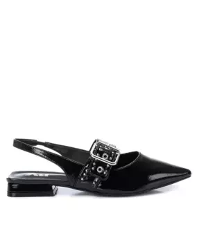 Женские балетки Wide Bucke на широкой колодке XTI, черный