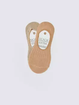 Женские балетные носки на плоской подошве, 2 шт. в упаковке LCW Dream