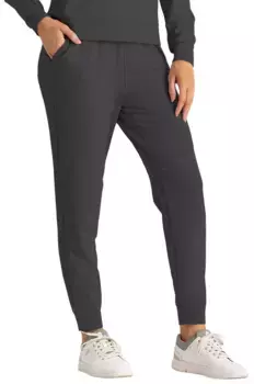 Женские бамбуковые легкие джоггеры Free Fly из флиса, цвет Heather Black