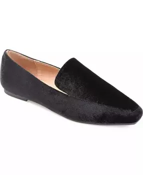 Женские бархатные лоферы Silas Journee Collection, черный