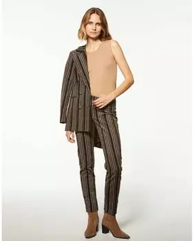 Женские бархатные прямые брюки с принтом Georges Rech Pars, мультиколор