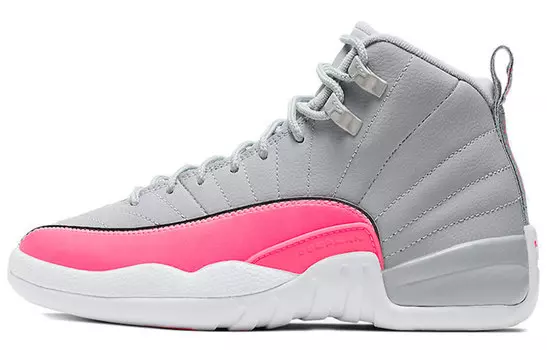 Кроссовки Jordan 12 Retro Wolf Grey Racer Pink GS