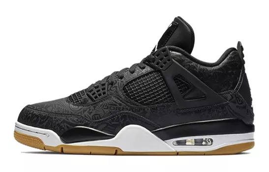 Кроссовки Jordan 4 Retro Laser Black Gum GS