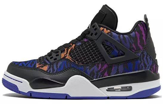 Кроссовки Jordan 4 Retro Black Rush Violet GS
