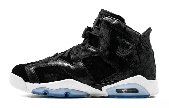 Кроссовки Jordan 6 Retro Heiress Black Suede GS