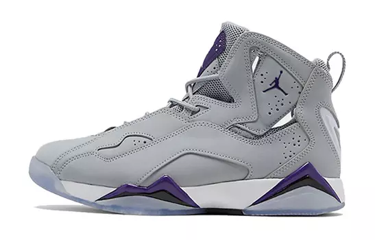 Кроссовки Jordan True Flight 'Wolf Grey Purple' GS