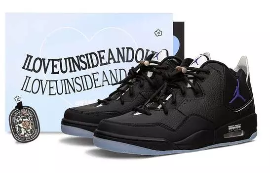 Кроссовки JORDAN Courtside 23 Vintage Basketball Shoes Women's Mid-Top Black