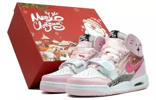 Кроссовки JORDAN Legacy 312 Vintage Basketball Shoes Women's High-Top Pink