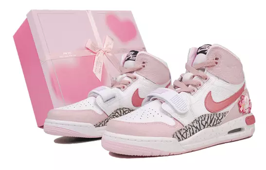 Кроссовки JORDAN Legacy 312 Vintage Basketball Shoes Women's High-Top Pink