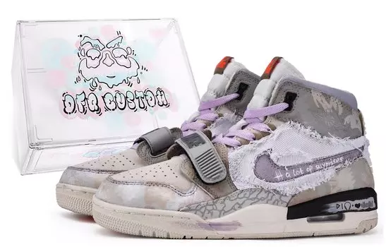 Женские баскетбольные кроссовки Jordan Legacy 312 Vintage, Light Gray