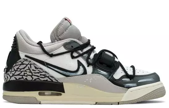 Женские баскетбольные кроссовки Jordan Legacy 312 Vintage, Black/White/Gray