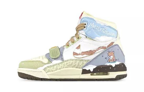 Женские баскетбольные кроссовки Jordan Legacy 312 Vintage, Acid Yellow