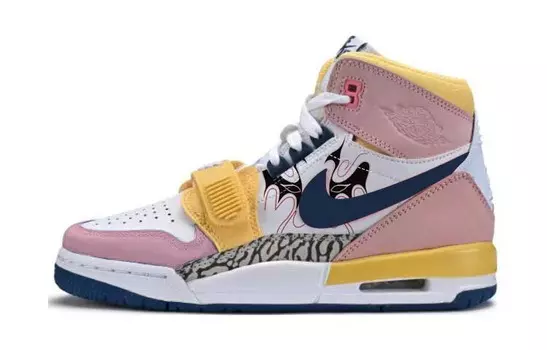 Женские баскетбольные кроссовки Jordan Legacy 312 Vintage, Pink