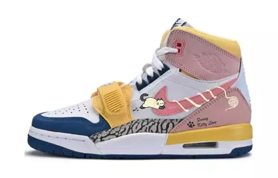 Женские баскетбольные кроссовки Jordan Legacy 312 Vintage, Pink
