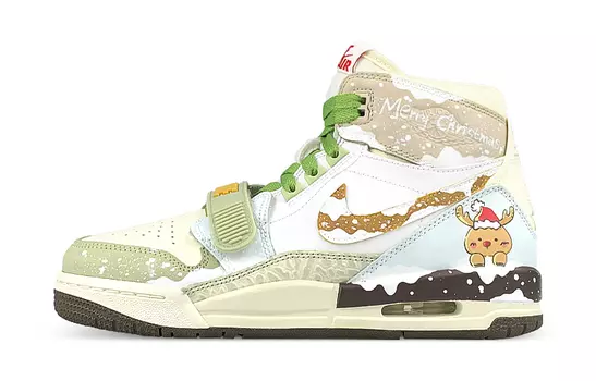 Женские баскетбольные кроссовки Jordan Legacy 312 Vintage, Acid Yellow