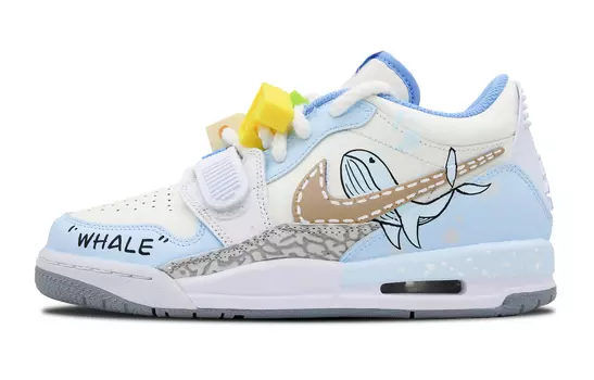 Женские баскетбольные кроссовки Jordan Legacy 312 Vintage, Light Blue
