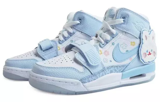 Кроссовки JORDAN Legacy 312 Vintage Basketball Shoes Women's High-Top Blue White