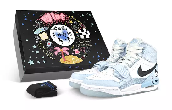 Женские баскетбольные кроссовки Jordan Legacy 312 Vintage, White