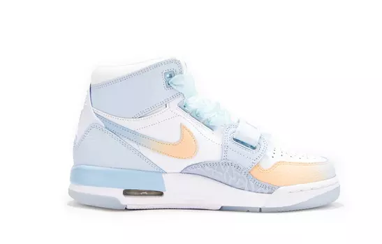 Кроссовки JORDAN Legacy 312 Vintage Basketball Shoes Women's Mid-Top White Blue