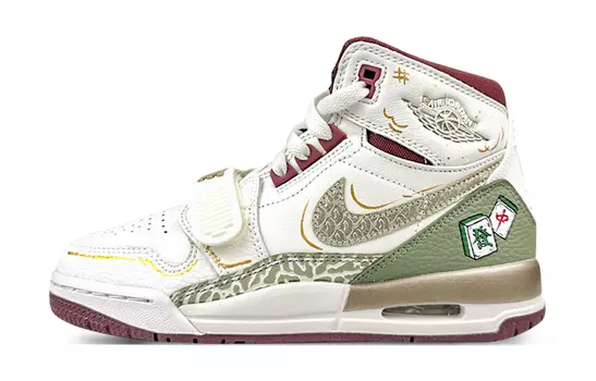 Женские баскетбольные кроссовки Jordan Legacy 312 Vintage, White