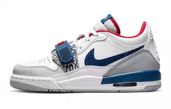 Кроссовки Jordan Legacy 312 Low White French Blue GS