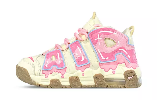 Женские баскетбольные кроссовки Nike Air More Uptempo Vintage, Off-white