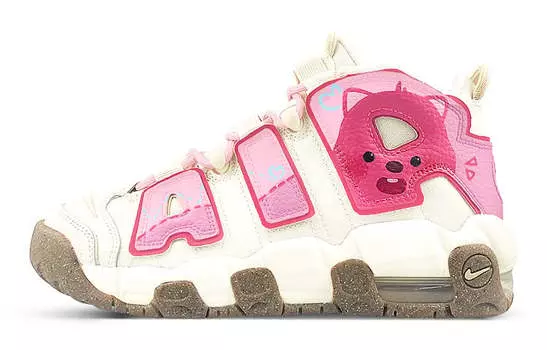 Женские баскетбольные кроссовки Nike Air More Uptempo Vintage, Off-white