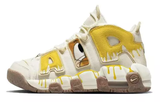 Женские баскетбольные кроссовки Nike Air More Uptempo Vintage, Off-white