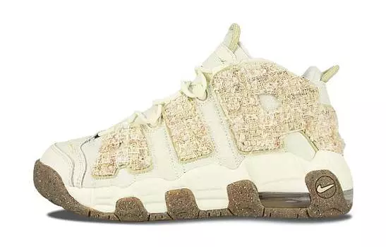 Женские баскетбольные кроссовки Nike Air More Uptempo Vintage, Off-white