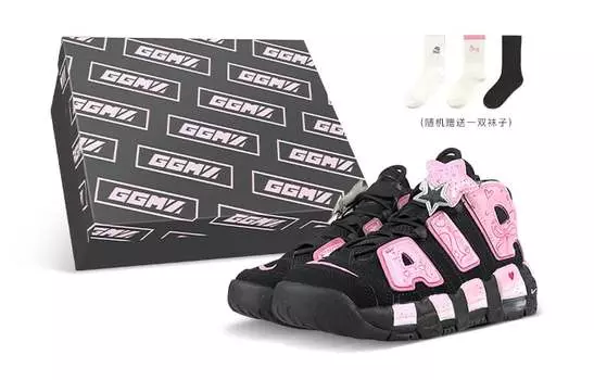 Женские баскетбольные кроссовки Nike Air More Uptempo Vintage, Black
