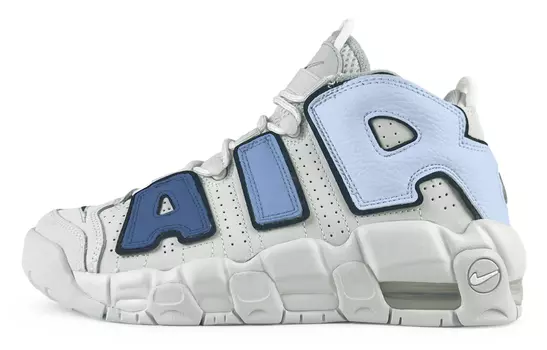 Женские баскетбольные кроссовки Nike Air More Uptempo Vintage, Metallic Blue
