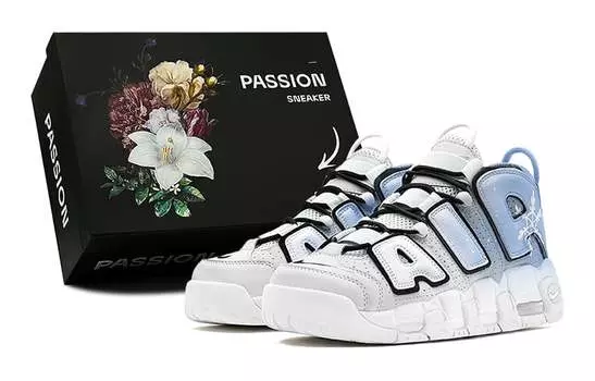 Женские баскетбольные кроссовки Nike Air More Uptempo Vintage, Sky Blue