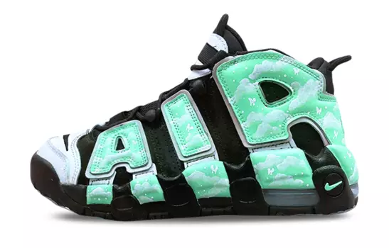 Женские баскетбольные кроссовки Nike Air More Uptempo Vintage, Green