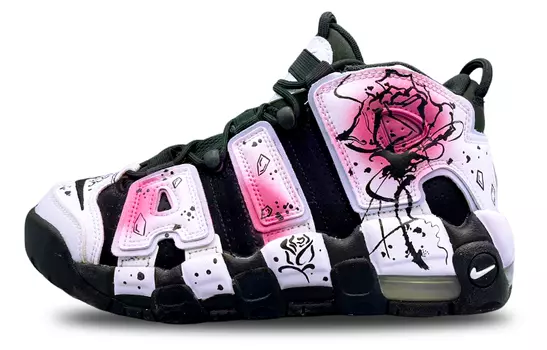 Женские баскетбольные кроссовки Nike Air More Uptempo Vintage, Black