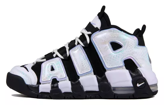 Женские баскетбольные кроссовки Nike Air More Uptempo Vintage, Black/White