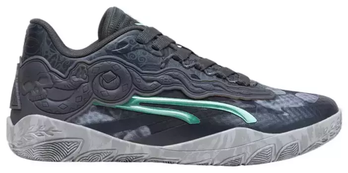 Женские баскетбольные кроссовки PUMA Stewie 3, зеленый/черный