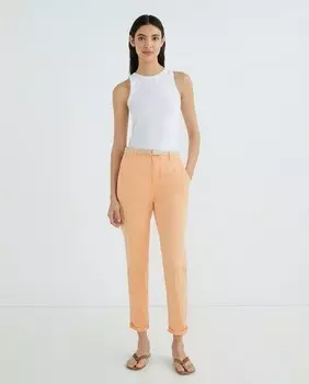 Женские базовые брюки-чиносы с поясом Esprit, светло-розовый