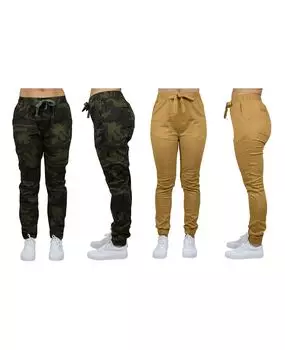 Женские базовые джоггеры из твила стрейч, упаковка из 2 шт. Galaxy By Harvic