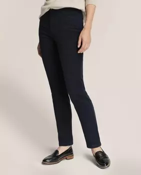 Женские базовые полуоблегающие брюки с 5 карманами Lloyd's, темно-синий