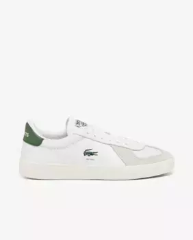 Женские базовые профессиональные замшевые кроссовки Lacoste, белый