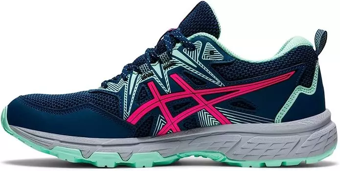 Женские беговые кроссовки ASICS Gel-Venture 8, синий/розовый