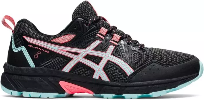 Женские беговые кроссовки ASICS Gel-Venture 8, черный/прозрачный синий