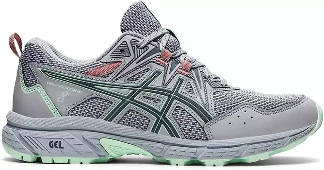 Женские беговые кроссовки ASICS Gel-Venture 8, серый пьемонт/мегаполис